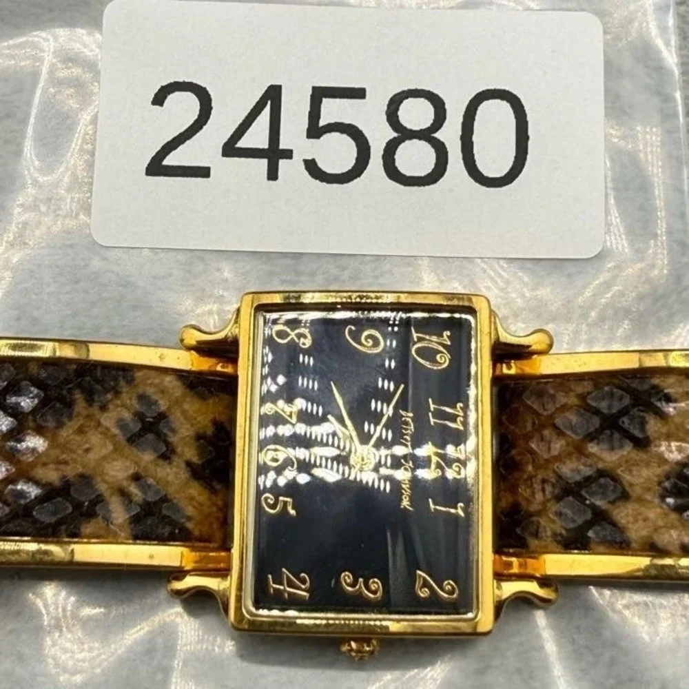 Vintage Betsey Johnson Watch Animal Print‎ NEEDS BATTERY 6